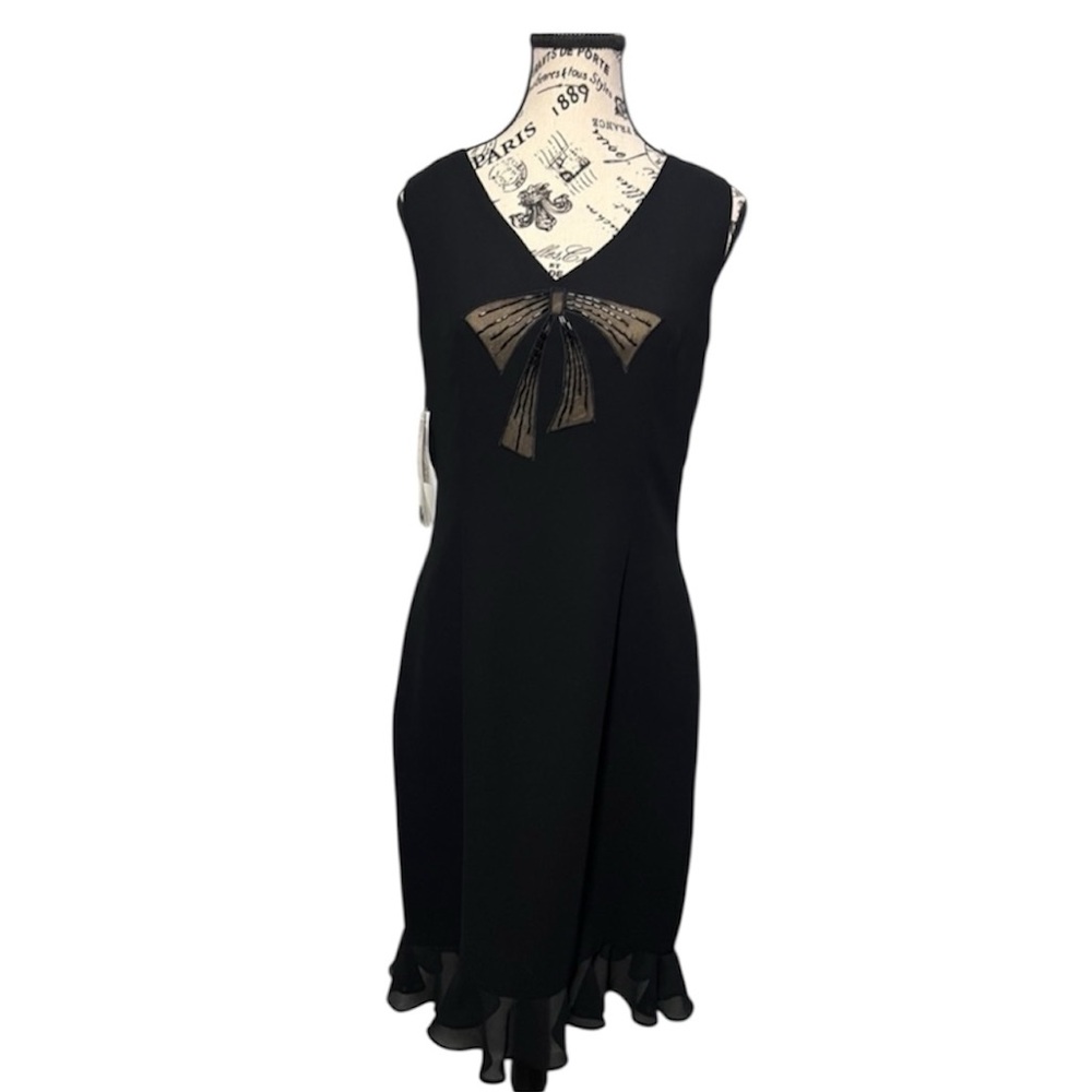 Donna Morgan Little Black Dress Black Dress With Bow
